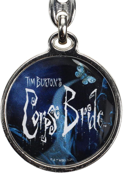 SD TOYS - Logo keychain round metal bride corpse, multicoloured, S