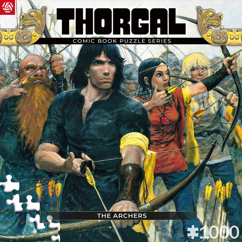 Good Loot Comic Book Puzzle Series Thorgal The Archers 1000 Piece Jigsaw Puzzle - Inspired by Popular Comic 27"x19" for Adults and Teens 12 Years and Up