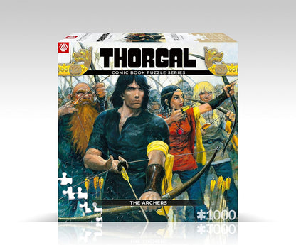 Good Loot Comic Book Puzzle Series Thorgal The Archers 1000 Piece Jigsaw Puzzle - Inspired by Popular Comic 27"x19" for Adults and Teens 12 Years and Up