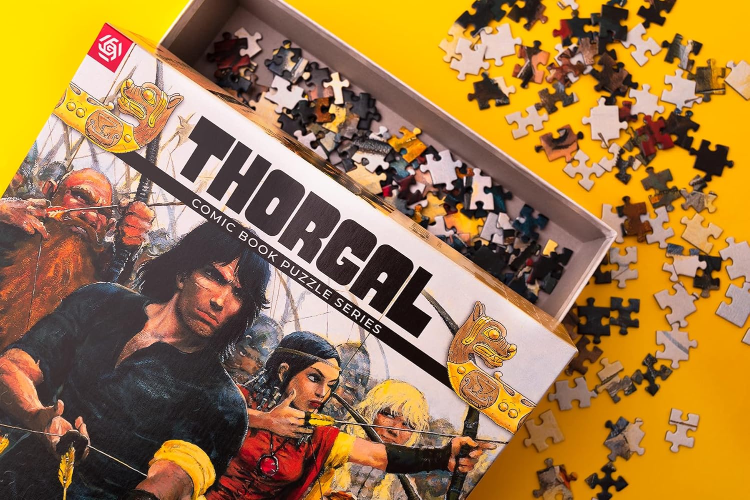 Good Loot Comic Book Puzzle Series Thorgal The Archers 1000 Piece Jigsaw Puzzle - Inspired by Popular Comic 27"x19" for Adults and Teens 12 Years and Up