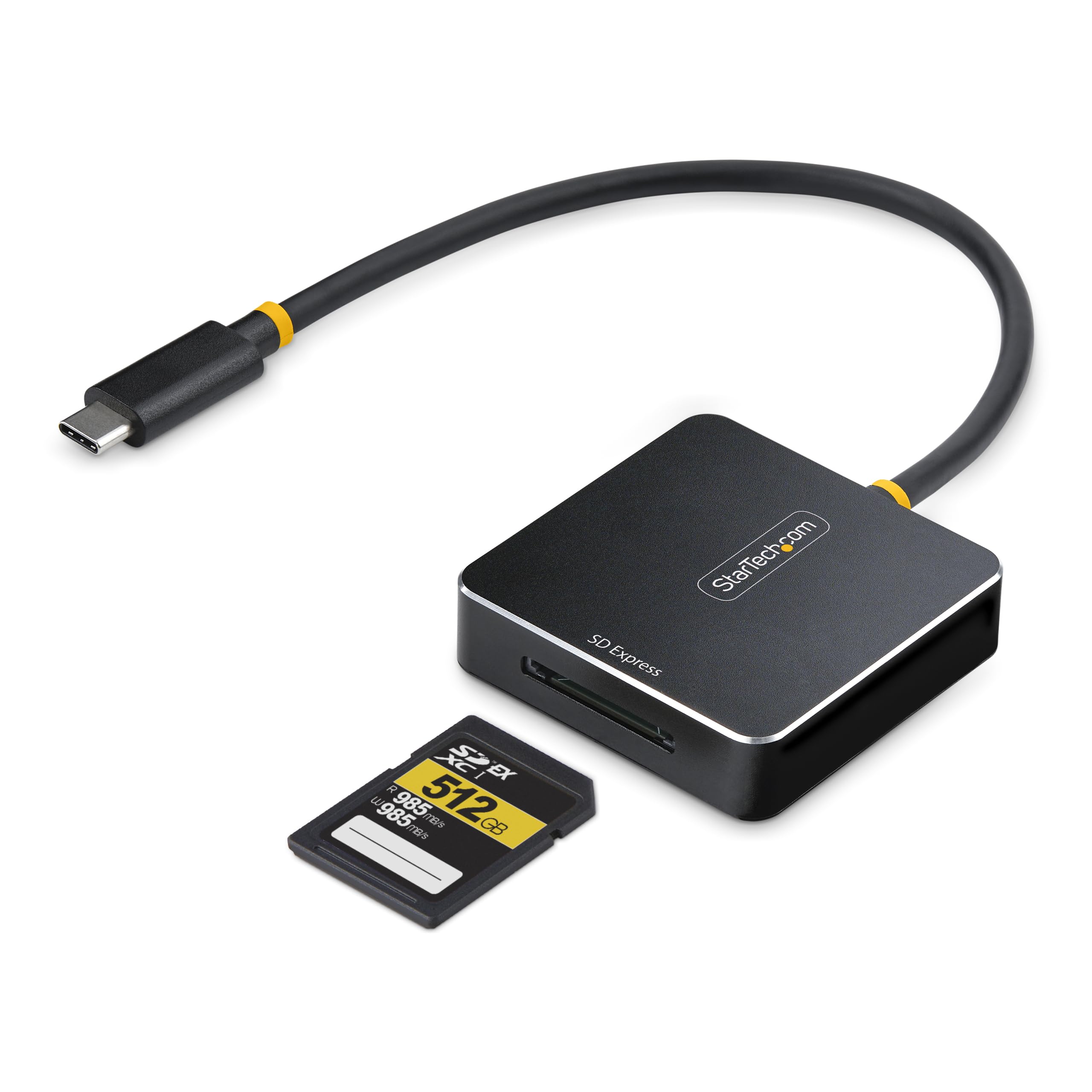 StarTech.com USB-C SD Express Card Reader, Portable USB 10Gbps Memory Card Reader, USB Type-C to Secure Digital 7.1 Adapter