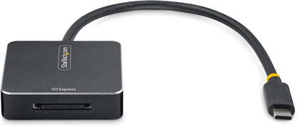 StarTech.com USB-C SD Express Card Reader, Portable USB 10Gbps Memory Card Reader, USB Type-C to Secure Digital 7.1 Adapter