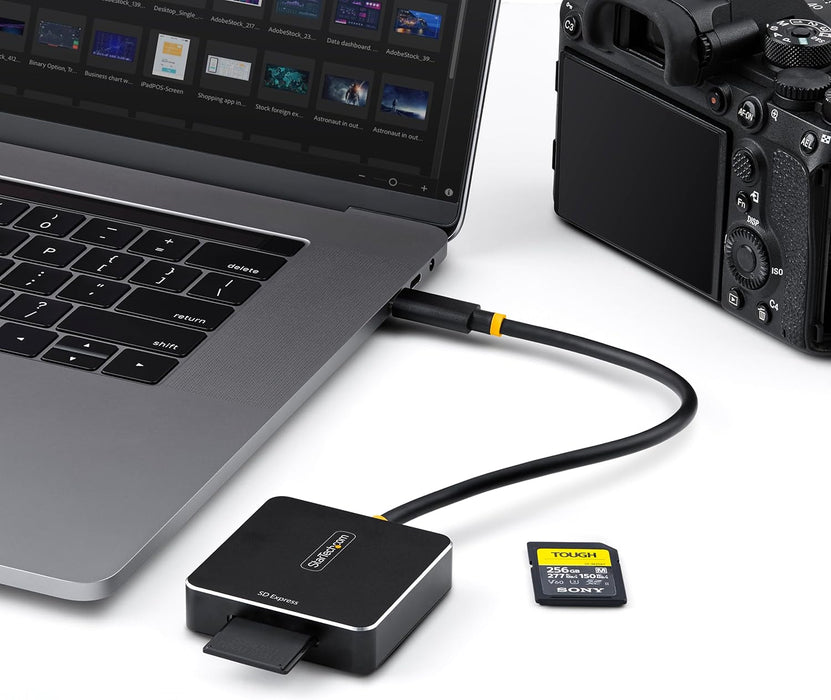 StarTech.com USB-C SD Express Card Reader, Portable USB 10Gbps Memory Card Reader, USB Type-C to Secure Digital 7.1 Adapter