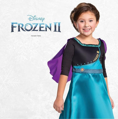 Disney Official Standard Frozen Anna Costume Girls, Anna Dress, Frozen Costume Girls, Carnival Fancy Dress Princess Costume for Children