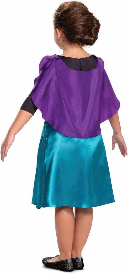Disney Official Standard Frozen Anna Costume Girls, Anna Dress, Frozen Costume Girls, Carnival Fancy Dress Princess Costume for Children
