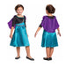 Disney Official Standard Frozen Anna Costume Girls, Anna Dress, Frozen Costume Girls, Carnival Fancy Dress Princess Costume for Children