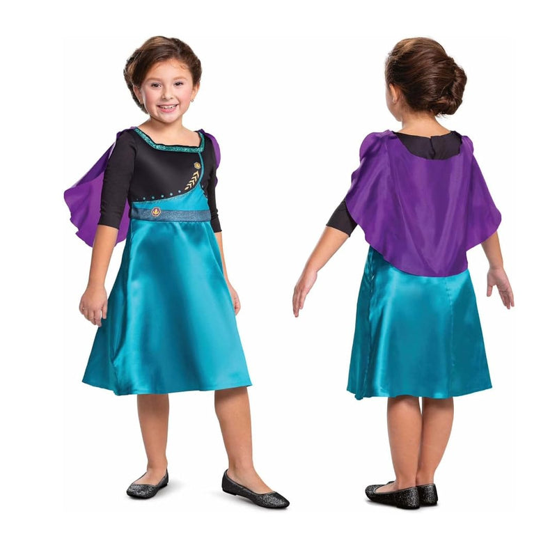 Disney Official Standard Frozen Anna Costume Girls, Anna Dress, Frozen Costume Girls, Carnival Fancy Dress Princess Costume for Children