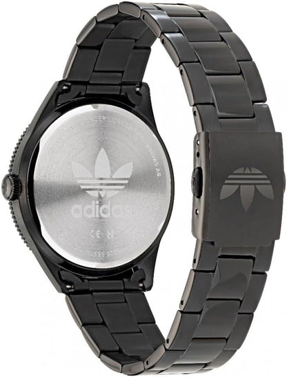 Adidas Unisex-Adults Analogue Quarz Watch with Stainless Steel Strap AOFH22056