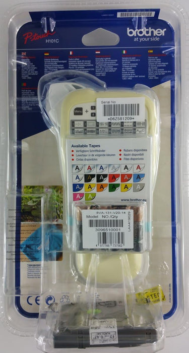 Brother P-Touch H101C Handheld Labelling Print Machine System + Tape + Batteries