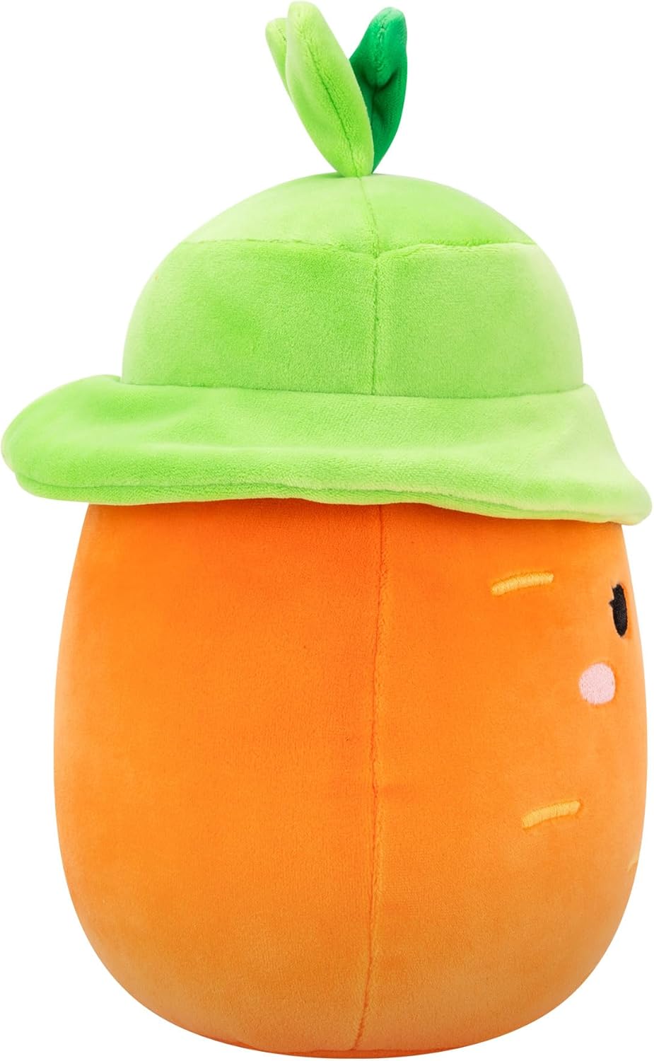 Squishmallows Original 7.5-Inch Caroleena the Orange Carrot with Bucket Hat - Official Squishmallows Plush - Soft Easter Plush