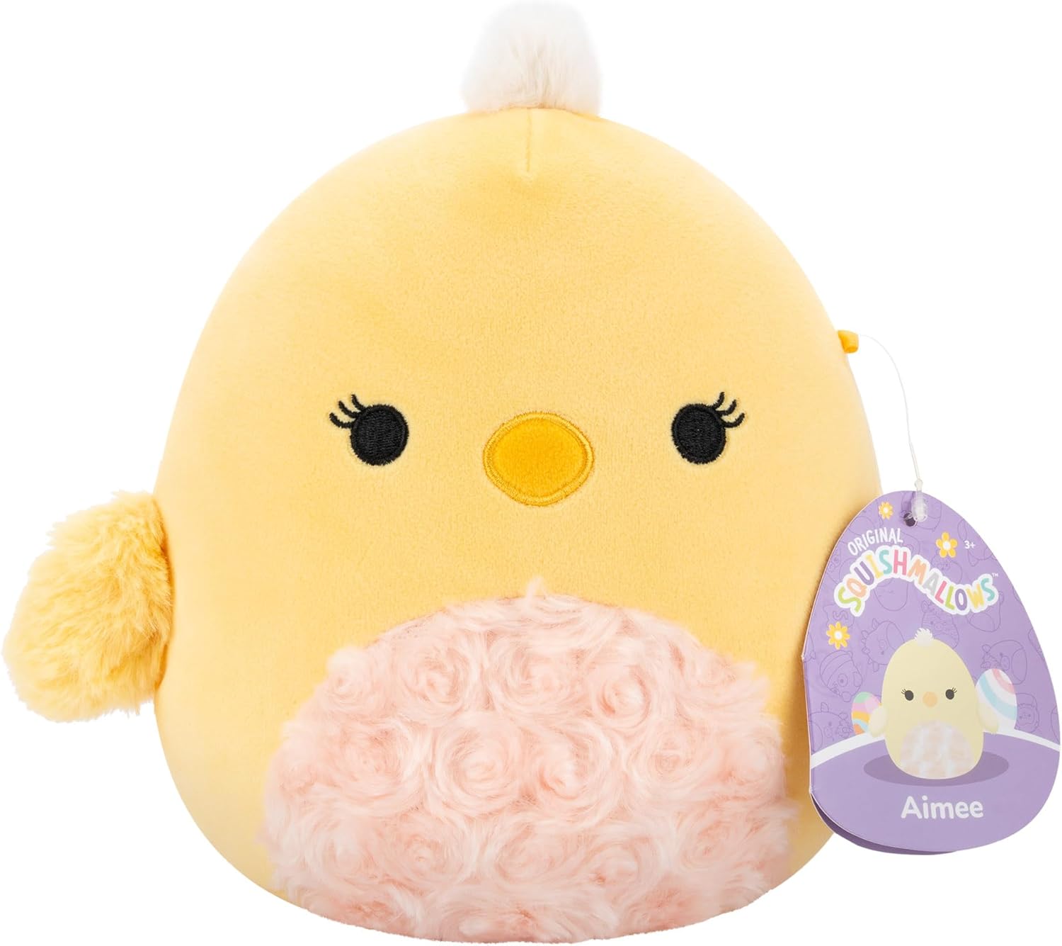 Squishmallows Original 7.5-Inch Aimee the Yellow Chick - Official Squishmallows Plush - Soft Easter Plush