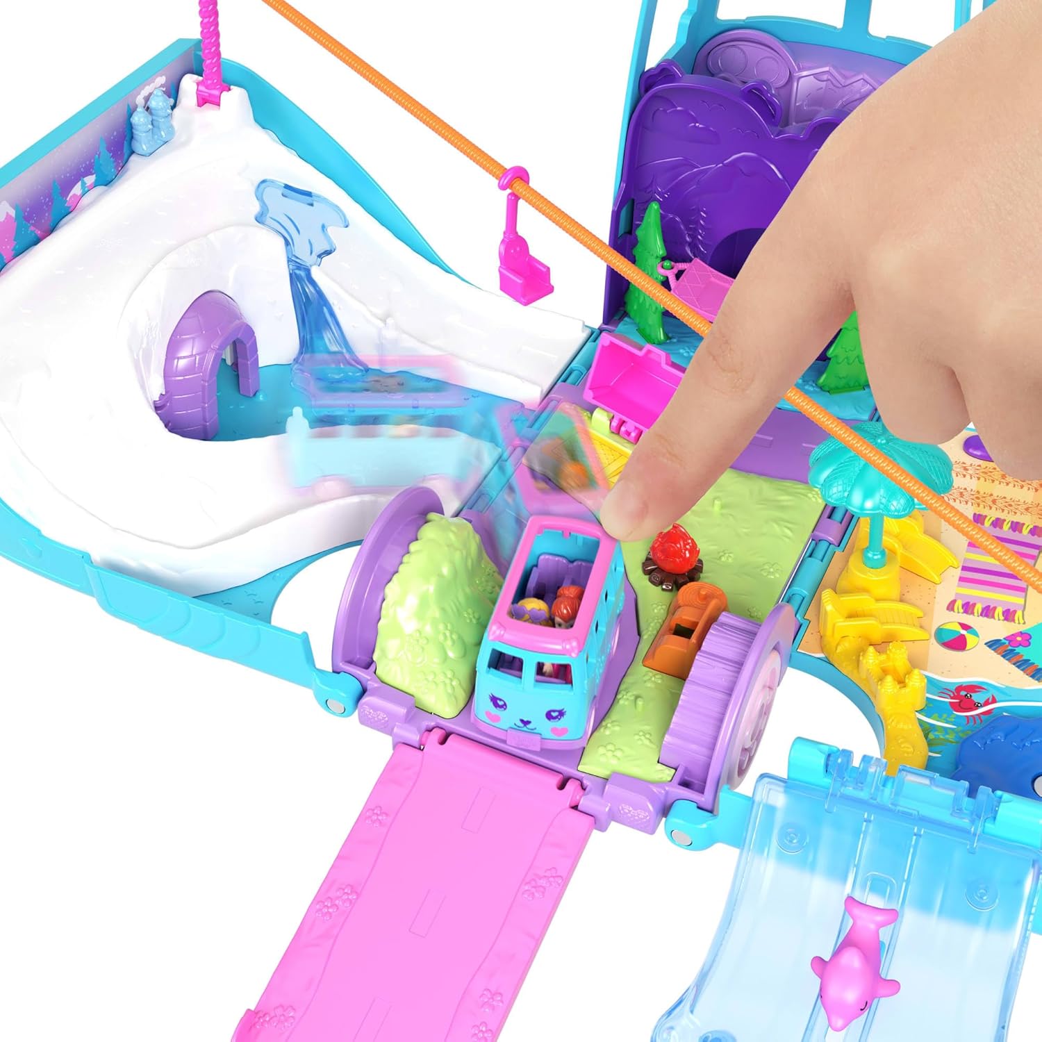 POLLY POCKET PET VAN PLAYSET