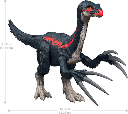 Mattel Jurassic World - Chaos Theory Roar 'N Strike Therizinosaurus/Toys