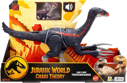 Mattel Jurassic World - Chaos Theory Roar 'N Strike Therizinosaurus/Toys