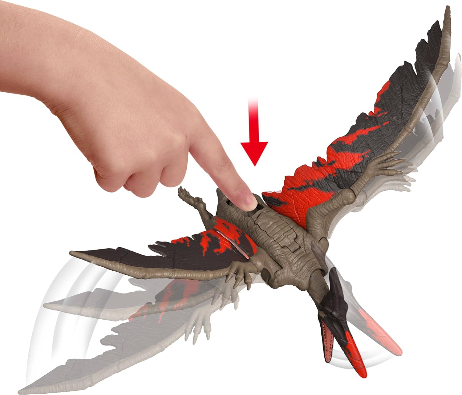 Jurassic World Wild Roar Pteranodon Action Figure