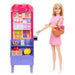 Barbie und Teresa Rezept für Freundschaft Modepuppe und Spielset, Malibu auf dem Markt mit 11 Zubehörteilen, inklusive Marktstand und Lebensmittel, JCT05