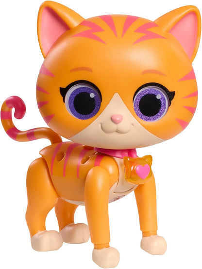 Just Play Disney Junior SuperKitties Cat-Tastic Transforming Ginny Lights and Sounds Figure, Kids Toys for Ages 3 Up