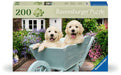 Ravensburger Puzzle 12001368 - Golden Retriever - 200 Teile Hunde-Puzzle für ältere Menschen und Senioren, mit größeren, griffigen Puzzleteilen, großer Bildvorlage und Stabiler Unterlage zum Puzzeln