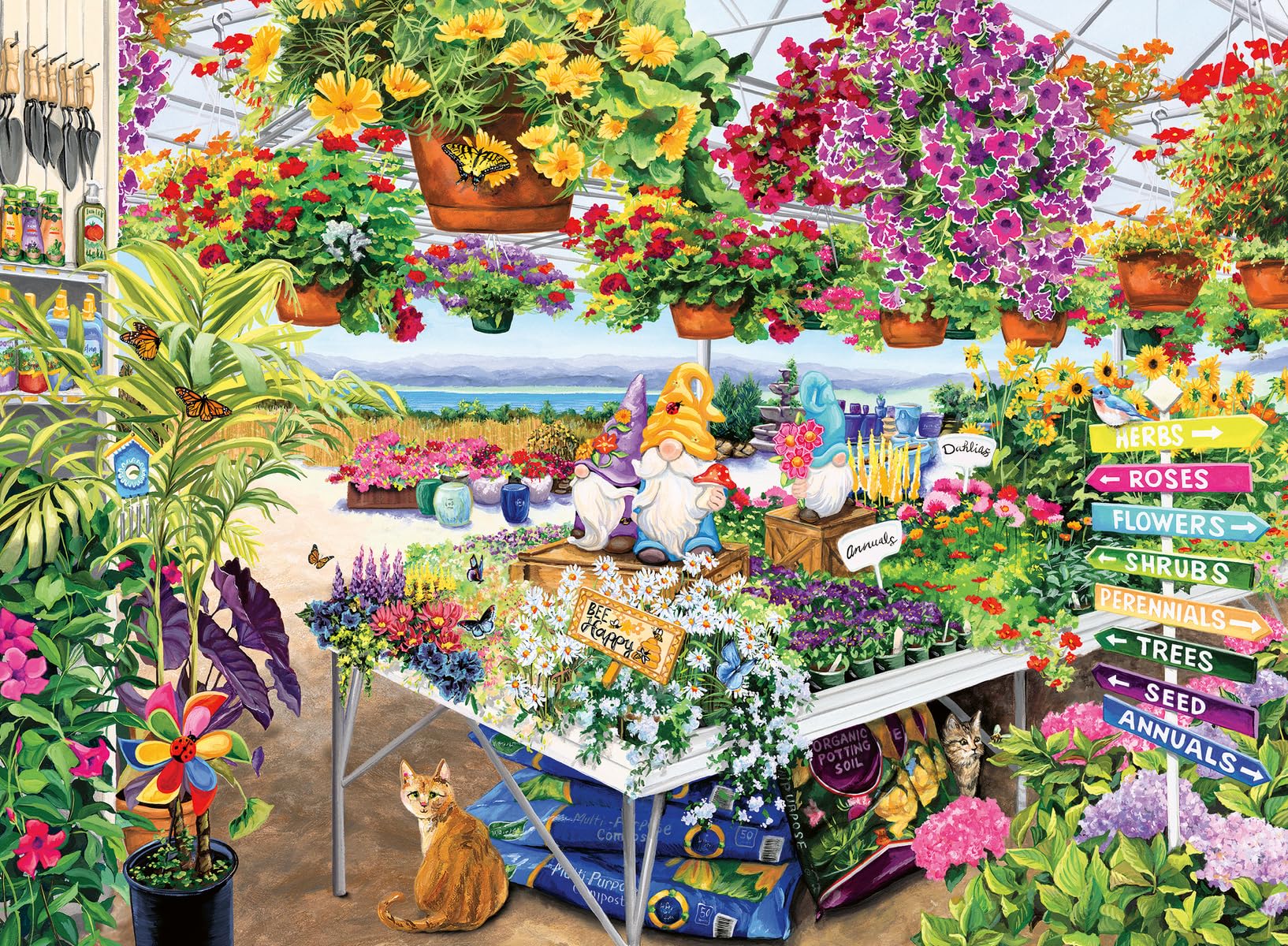 Ravensburger Glorious Garden Centre 500 Piece Jigsaw Puzzle for Adults and Kids Age 10 Years +
