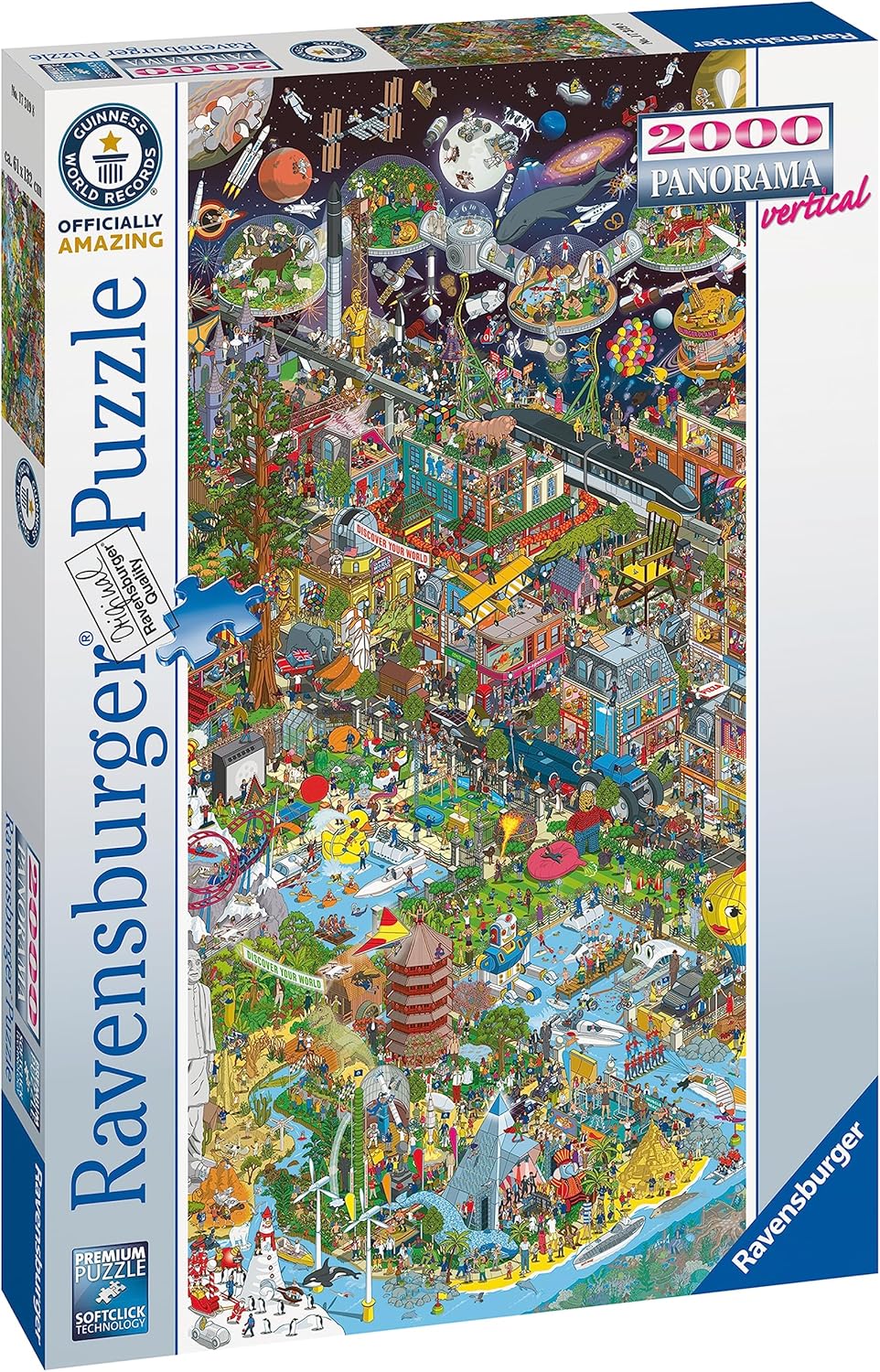 Ravensburger Guinness World Records 2000 Piece Jigsaw Puzzle for Adults and Kids Age 12 Years +