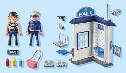 PLAYMOBIL | Action Heroes | Politie Onderzoeksruimte | Politie Speelgoed | Speelgoed voor Kinderen vanaf 4 Jaar | 71733