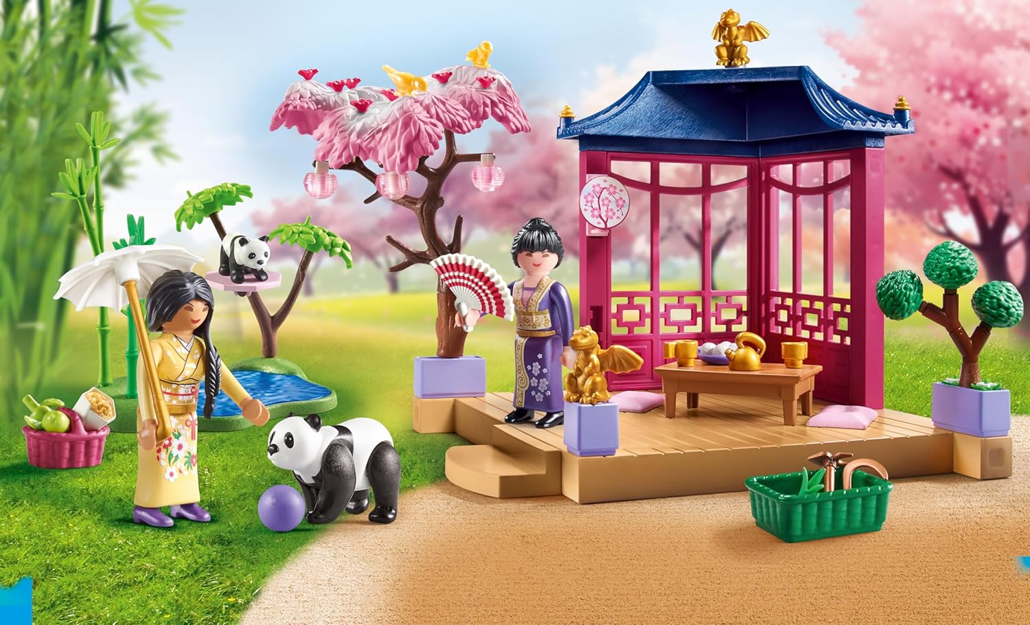 Playmobil - Asian Garden With Panda (71762)