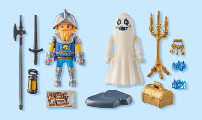 PLAYMOBIL | Novelmore | Kasteelspook en Ridder | Speelgoed voor kinderen vanaf 4 jaar | 71797