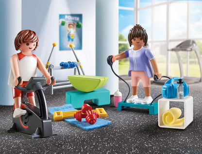 PLAYMOBIL | Sports | Fitnesstraining | Speelgoed voor kinderen vanaf 4 jaar | 71806