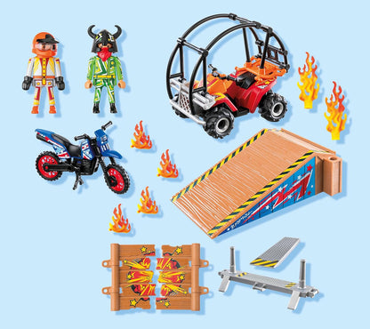 PLAYMOBIL | Stuntshow | Speelauto | Speelgoed voor kinderen vanaf 4 jaar | 71808