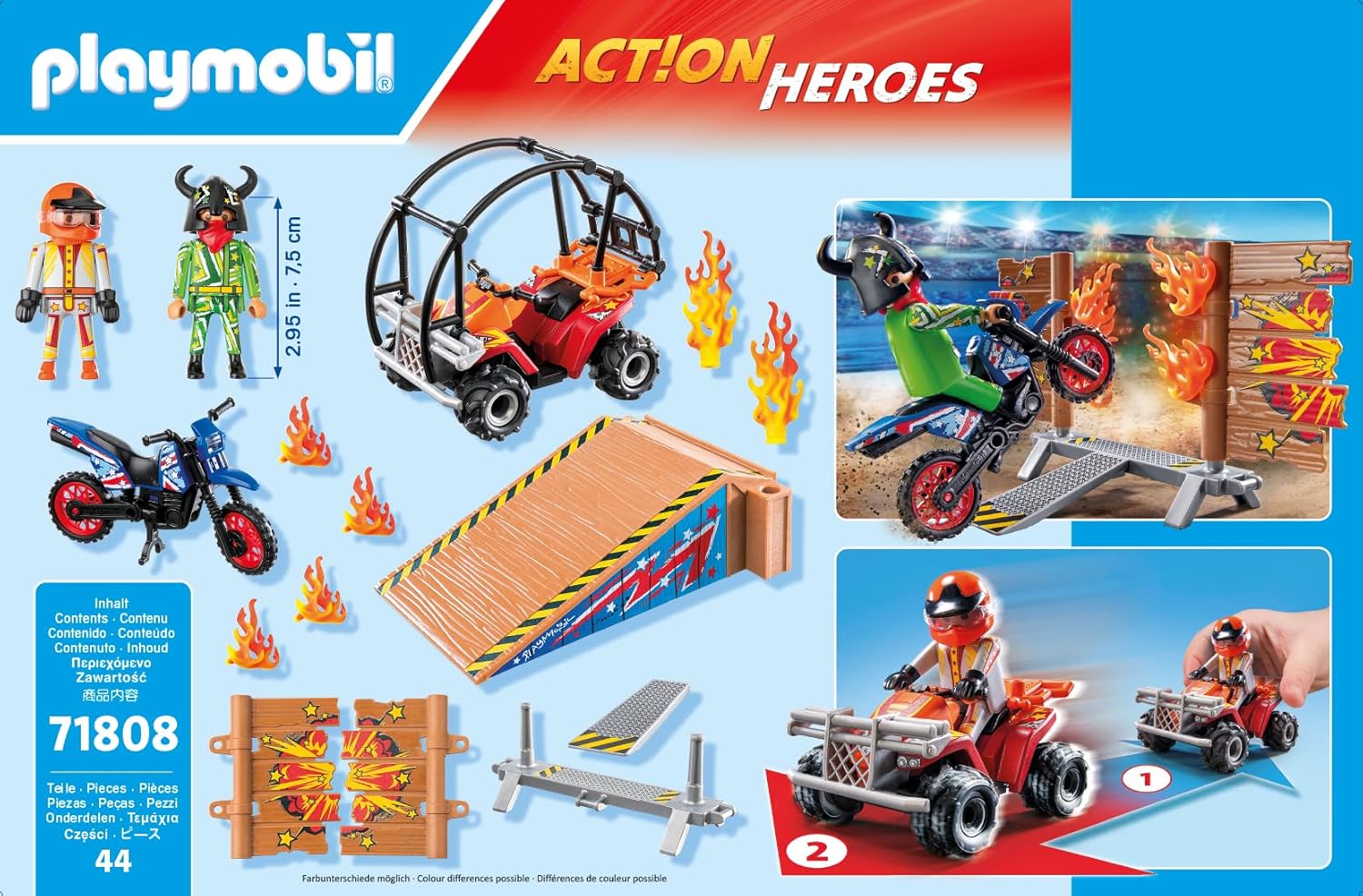 PLAYMOBIL | Stuntshow | Speelauto | Speelgoed voor kinderen vanaf 4 jaar | 71808
