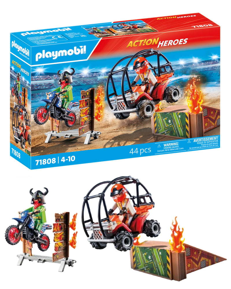 PLAYMOBIL | Stuntshow | Speelauto | Speelgoed voor kinderen vanaf 4 jaar | 71808