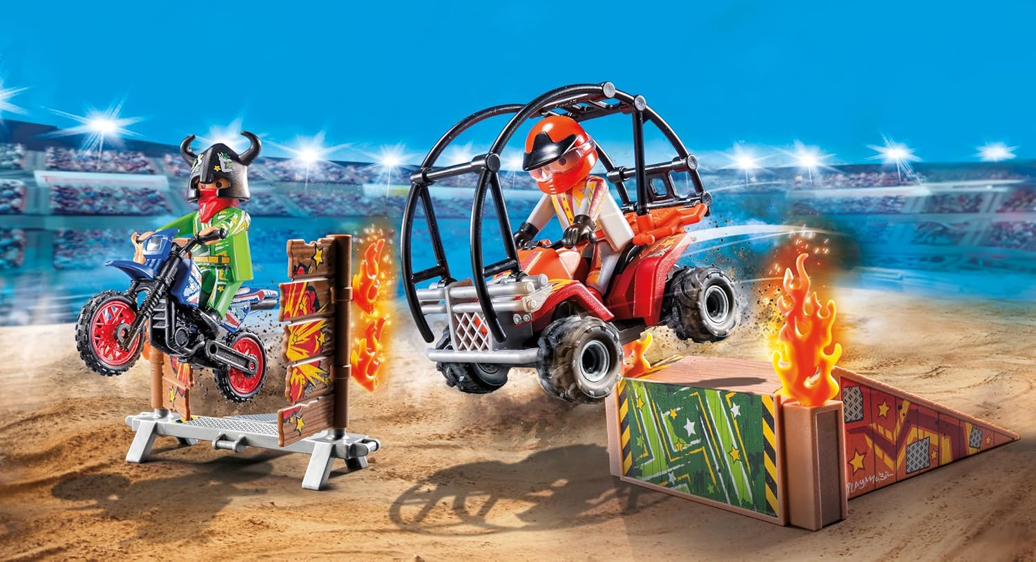 PLAYMOBIL | Stuntshow | Speelauto | Speelgoed voor kinderen vanaf 4 jaar | 71808