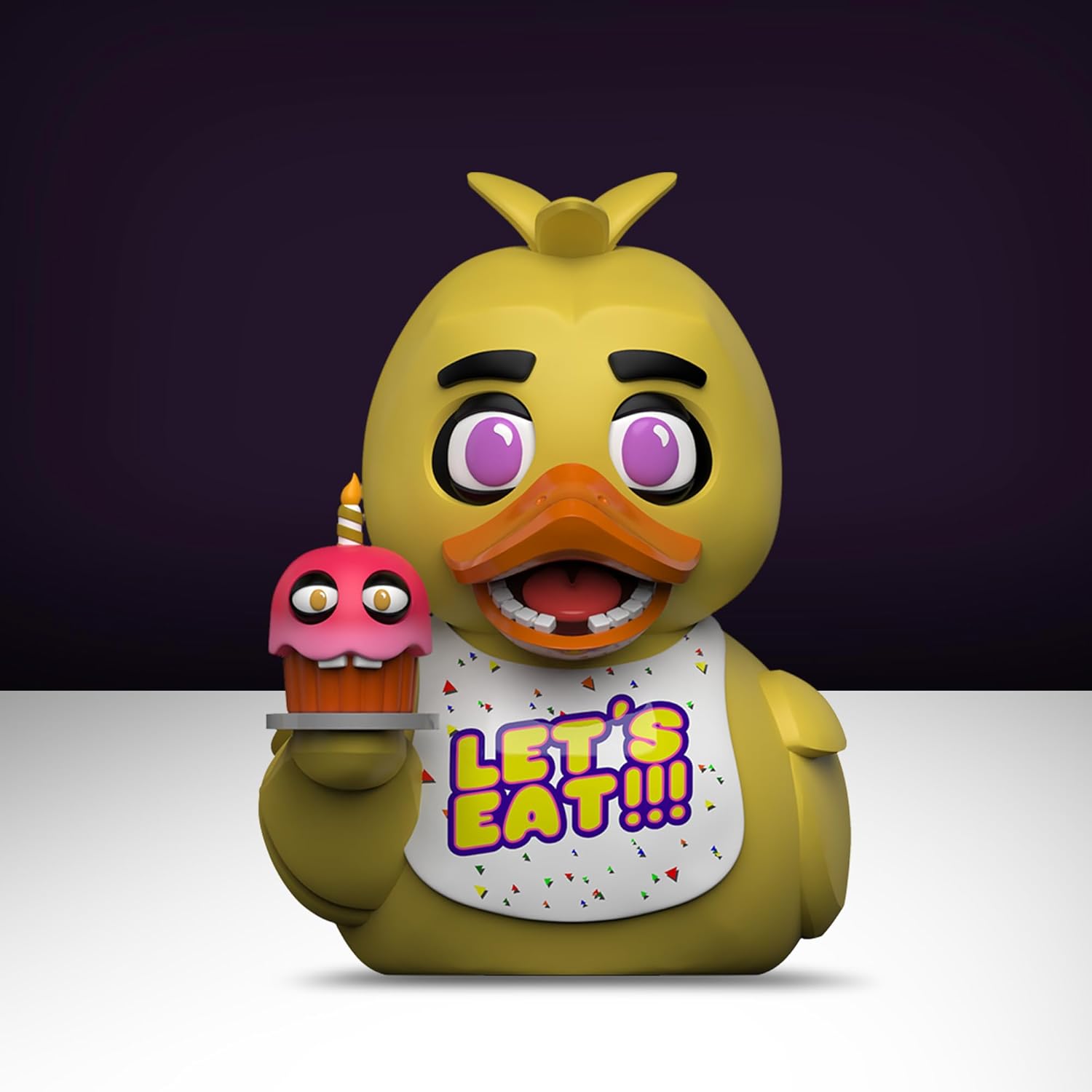 TUBBZ Erstausgabe: Five Nights at Freddy's- Chica als Cosplaying-Gummiente Vinylfigur