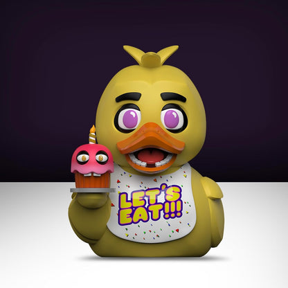 TUBBZ Erstausgabe: Five Nights at Freddy's- Chica als Cosplaying-Gummiente Vinylfigur
