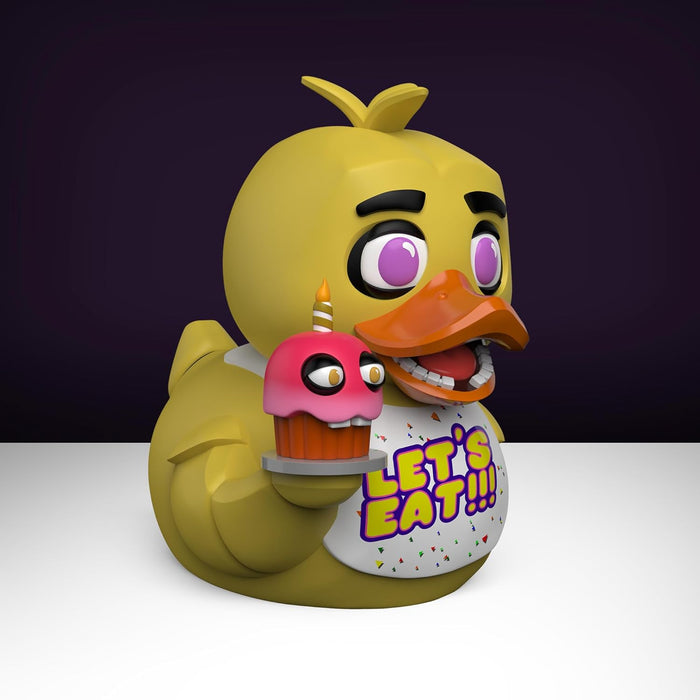 TUBBZ Erstausgabe: Five Nights at Freddy's- Chica als Cosplaying-Gummiente Vinylfigur