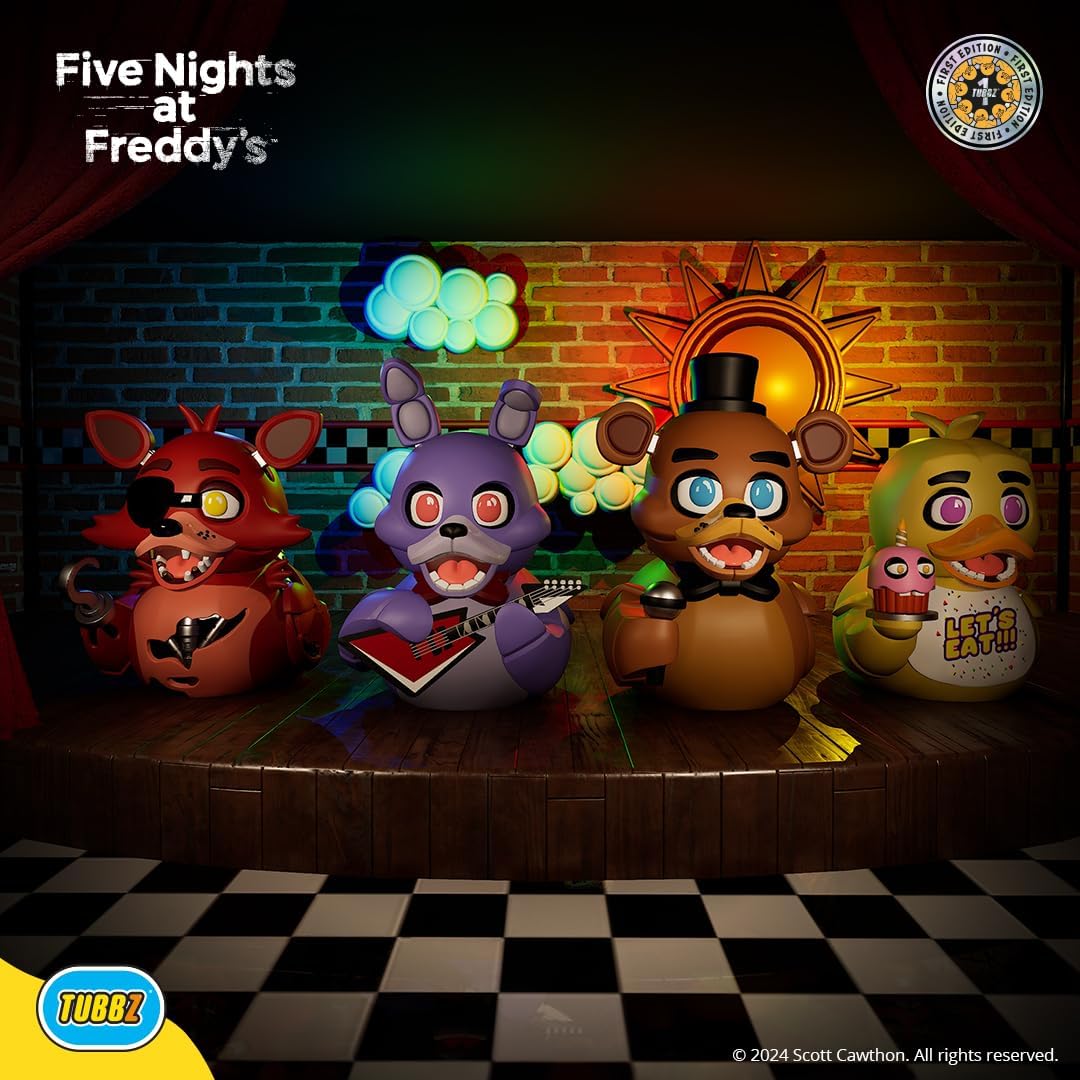TUBBZ Erstausgabe: Five Nights at Freddy's- Chica als Cosplaying-Gummiente Vinylfigur