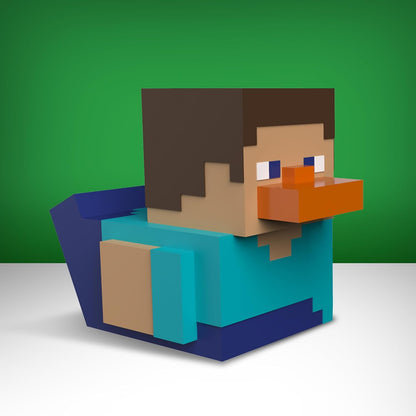 TUBBZ Erste Ausgabe Steve Sammler-Vinyl-Gummientenfigur - Offizielles Minecraft Merchandise - Filme & Videospiele