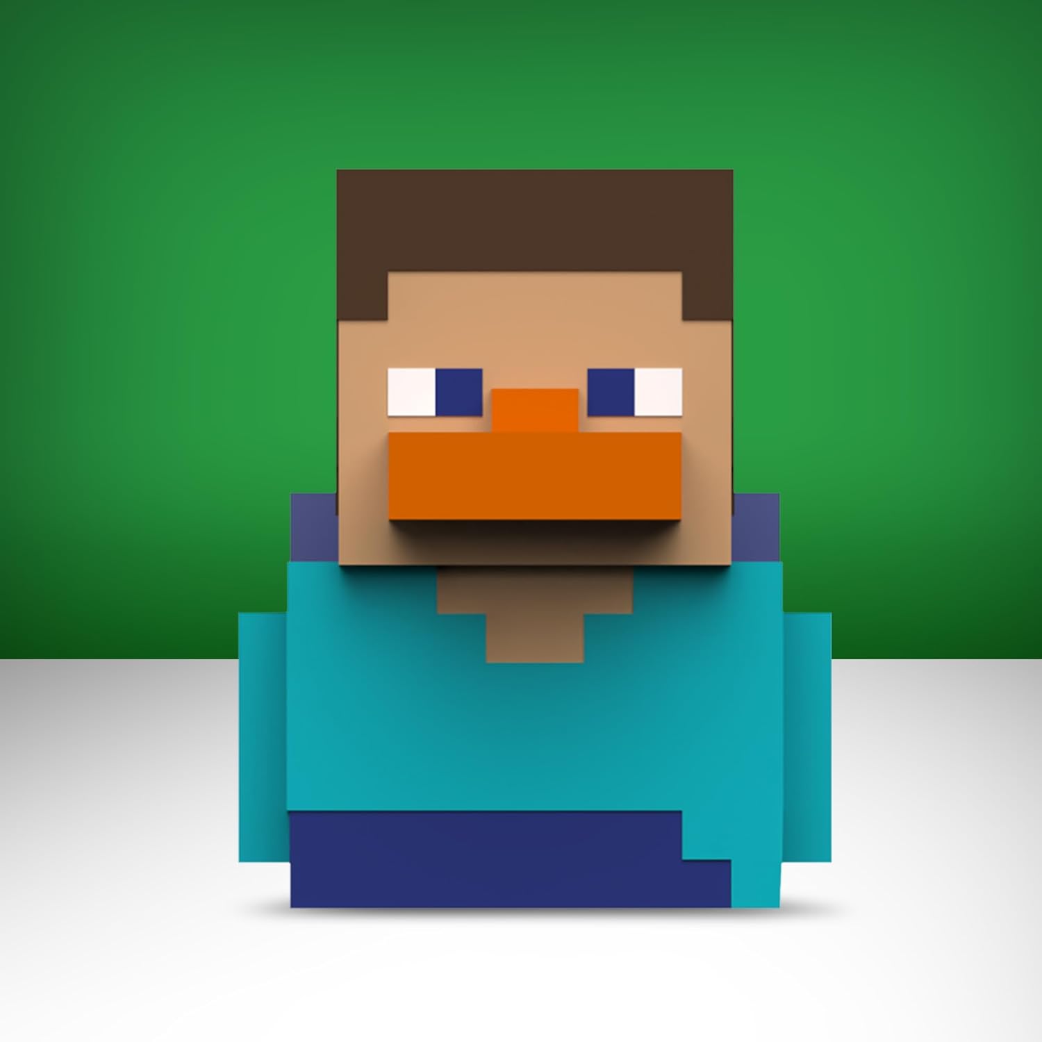 TUBBZ Erste Ausgabe Steve Sammler-Vinyl-Gummientenfigur - Offizielles Minecraft Merchandise - Filme & Videospiele