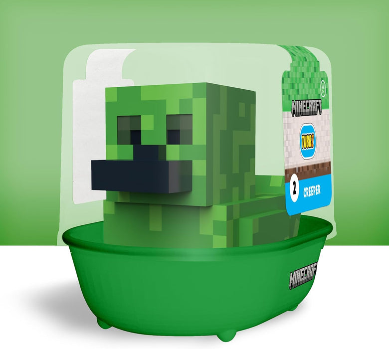 TUBBZ Erste Ausgabe Creeper Sammler-Vinyl-Gummientenfigur - Offizielles Minecraft Merchandise - Filme & Videospiele