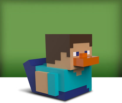 TUBBZ Erste Ausgabe Steve Sammler-Vinyl-Gummientenfigur - Offizielles Minecraft Merchandise - Filme & Videospiele