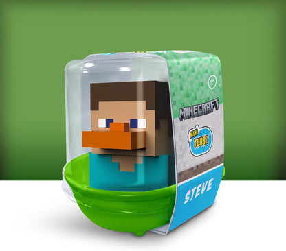 TUBBZ Erste Ausgabe Steve Sammler-Vinyl-Gummientenfigur - Offizielles Minecraft Merchandise - Filme & Videospiele