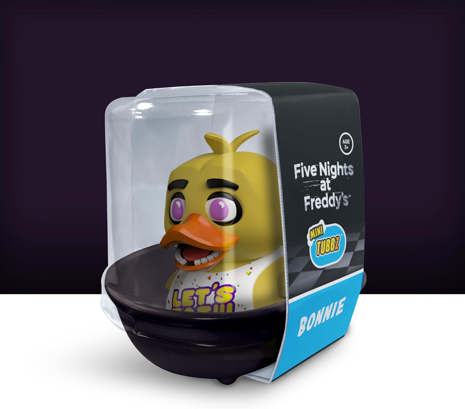 TUBBZ Mini: Five Nights at Freddy's - Chica Cosplaying Rubber Duck Vinyl Figure