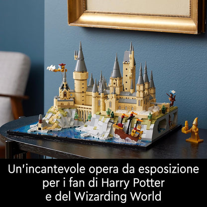 LEGO 76419 Harry Potter Hogwarts Castle and Grounds Big Set for Adults, including Iconic Locations: Great Hall, Chamber of Secrets & More, Valentine's Day Treat, Gifts for Women, Men, Her or Him