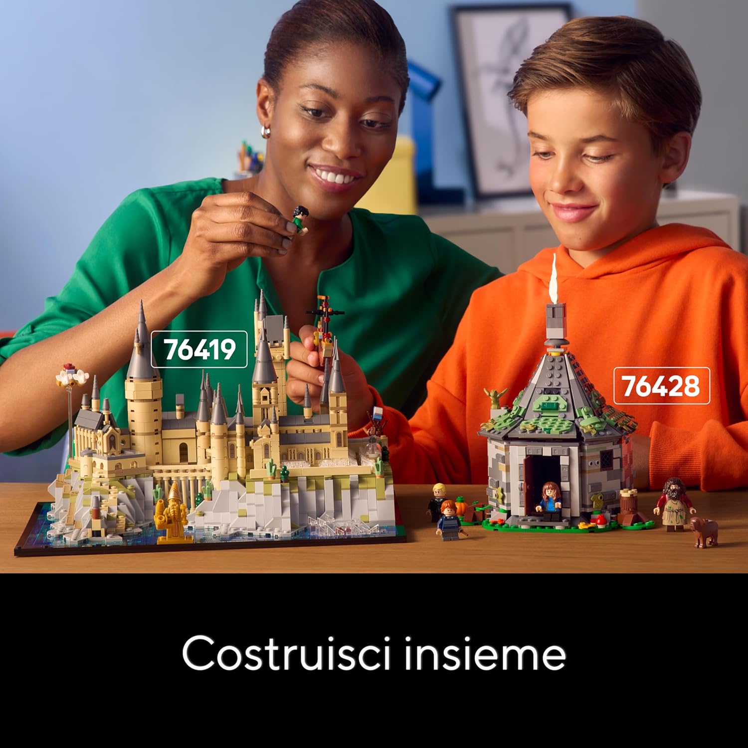 LEGO 76419 Harry Potter Hogwarts Castle and Grounds Big Set for Adults, including Iconic Locations: Great Hall, Chamber of Secrets & More, Valentine's Day Treat, Gifts for Women, Men, Her or Him