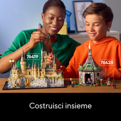 LEGO 76419 Harry Potter Hogwarts Castle and Grounds Big Set for Adults, including Iconic Locations: Great Hall, Chamber of Secrets & More, Valentine's Day Treat, Gifts for Women, Men, Her or Him
