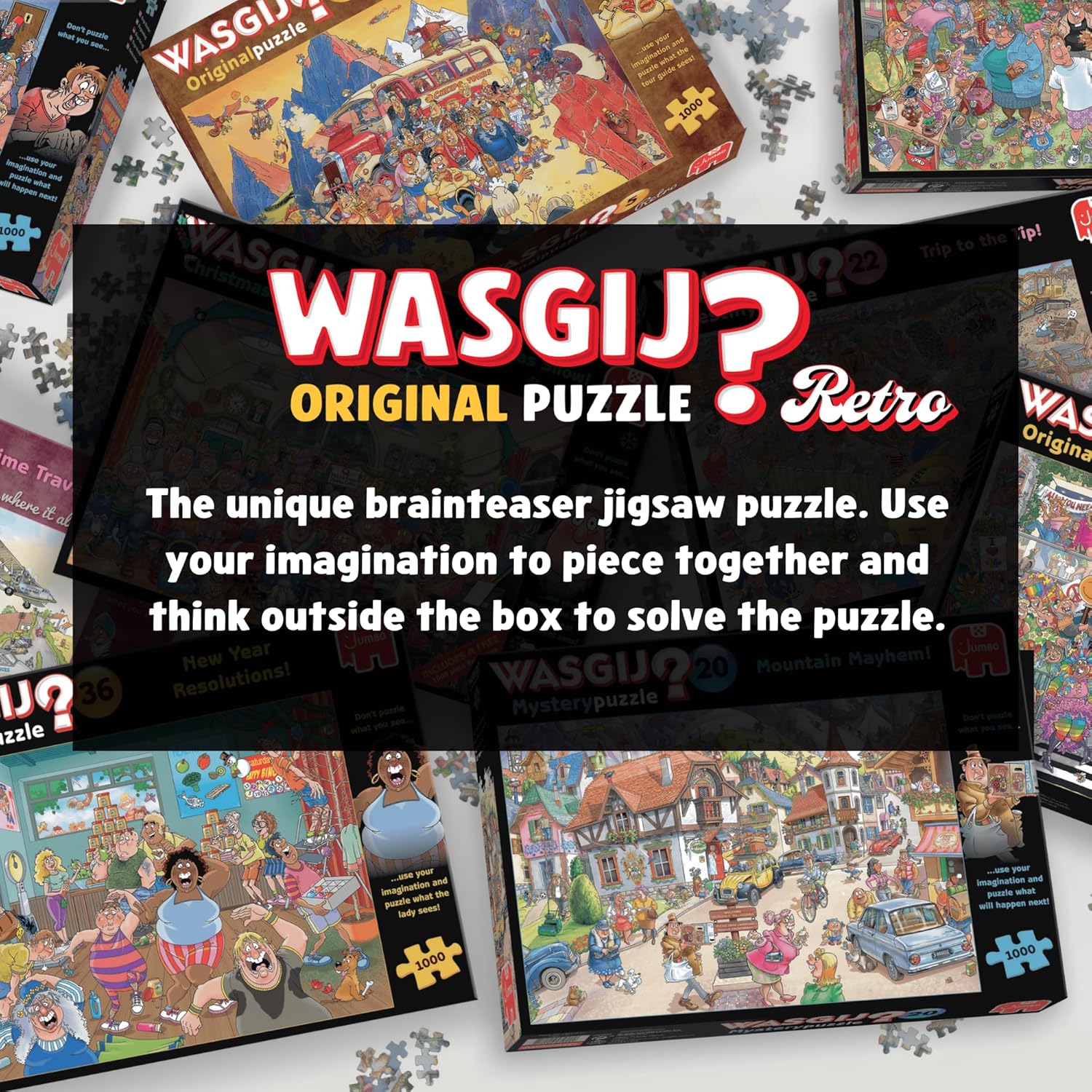 Wasgij Retro Original 9, Home Improvements - Unique 1000 Piece Jigsaw Puzzle for Adults - Colourful, Puzzling, Challenging & Brainteasing Adult Jigsaws - 100% Recycled Cardboard 1000Pc Puzzles - Jumbo
