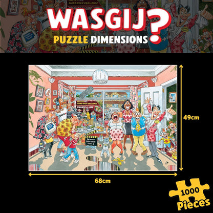 Wasgij Retro Original 9, Home Improvements - Unique 1000 Piece Jigsaw Puzzle for Adults - Colourful, Puzzling, Challenging & Brainteasing Adult Jigsaws - 100% Recycled Cardboard 1000Pc Puzzles - Jumbo