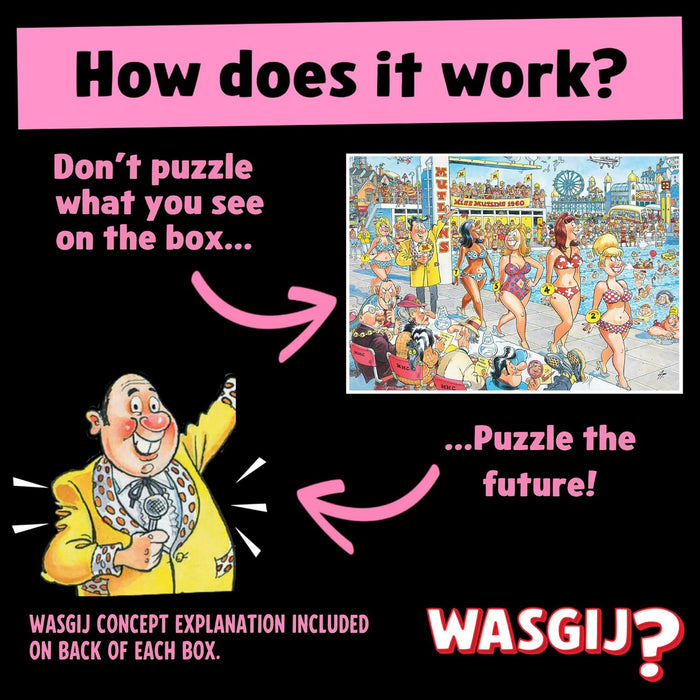 Wasgij - Retro Destiny - #9 Super Models! (1000 Pieces) (1110100503)