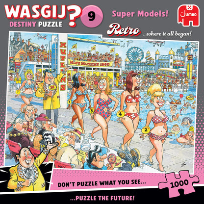 Wasgij - Retro Destiny - #9 Super Models! (1000 Pieces) (1110100503)