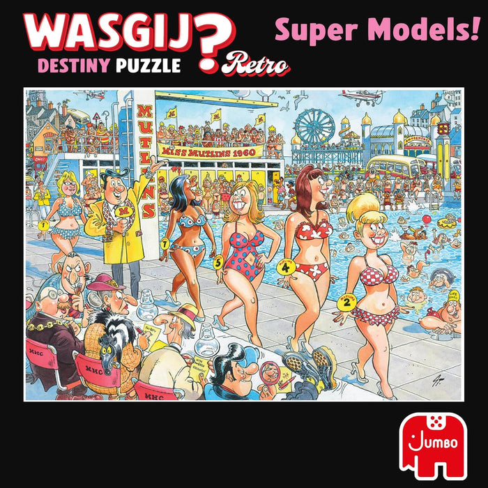 Wasgij - Retro Destiny - #9 Super Models! (1000 Pieces) (1110100503)